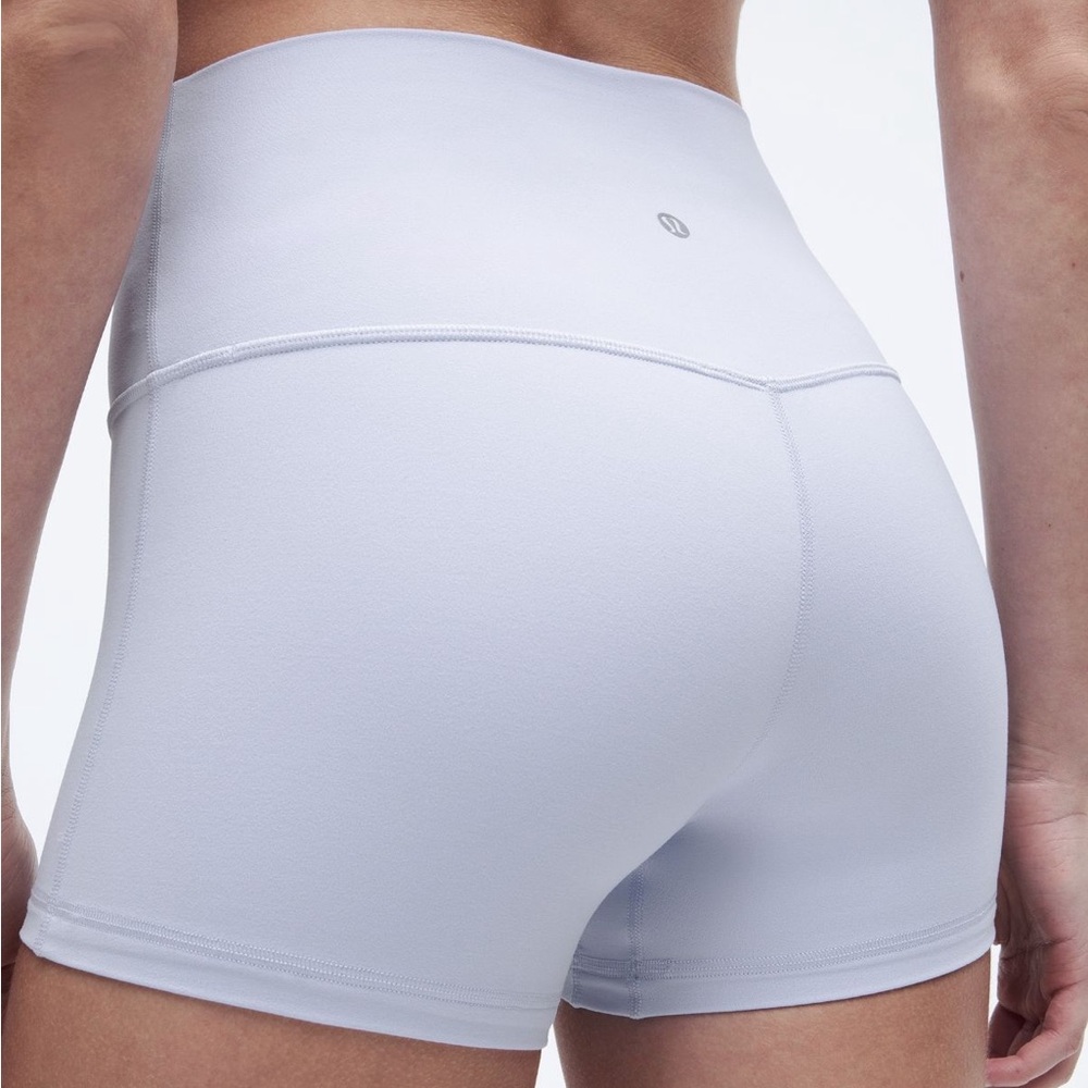 Lululemon Align High Arise Short 4” Periwinkle Size 8